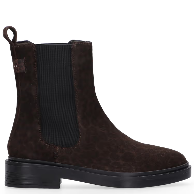 Fallen Suede Leopard Boot