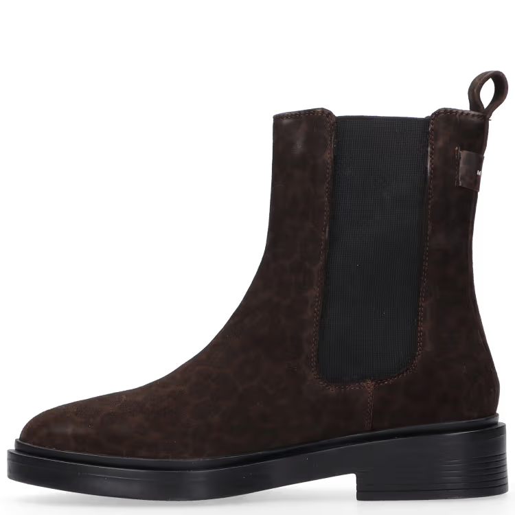 Fallen Suede Leopard Boot