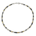 LBJ N19182 Three colour organic necklace