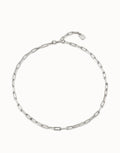 Uno de 50 COL1608 Short link chain charm necklace
