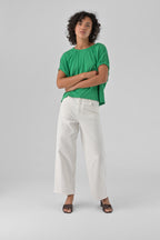Orfeo Vinciane Ecru Cream Cotton Trousers PT383