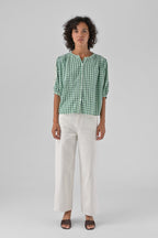 Orfeo Vinciane Ecru Cream Cotton Trousers PT383