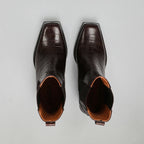 Esska Gillian Dark Brown Croc