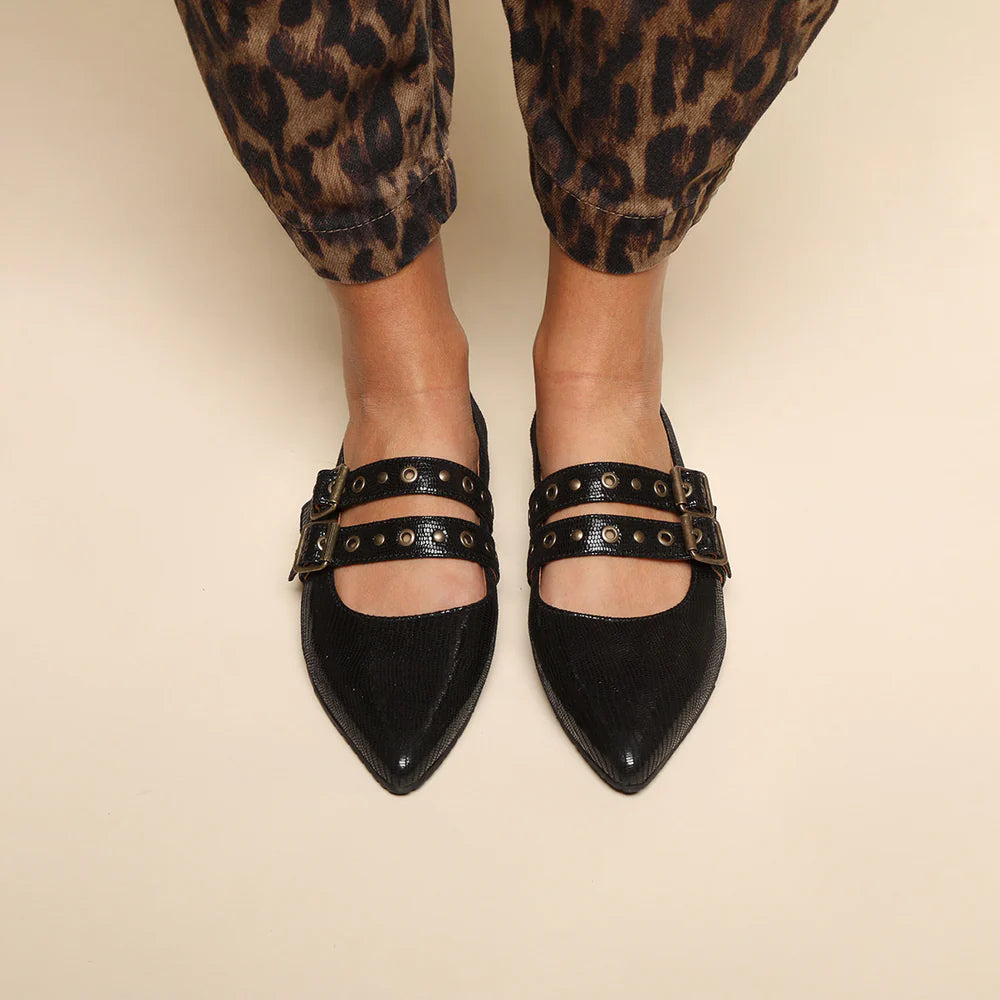 Esska Harper - Metallic Black