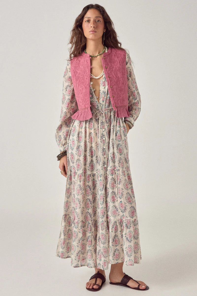 Maison Hotel 15115 Punk Pink Peonia Mia Sleeveless Top