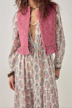 Maison Hotel 15115 Punk Pink Peonia Mia Sleeveless Top