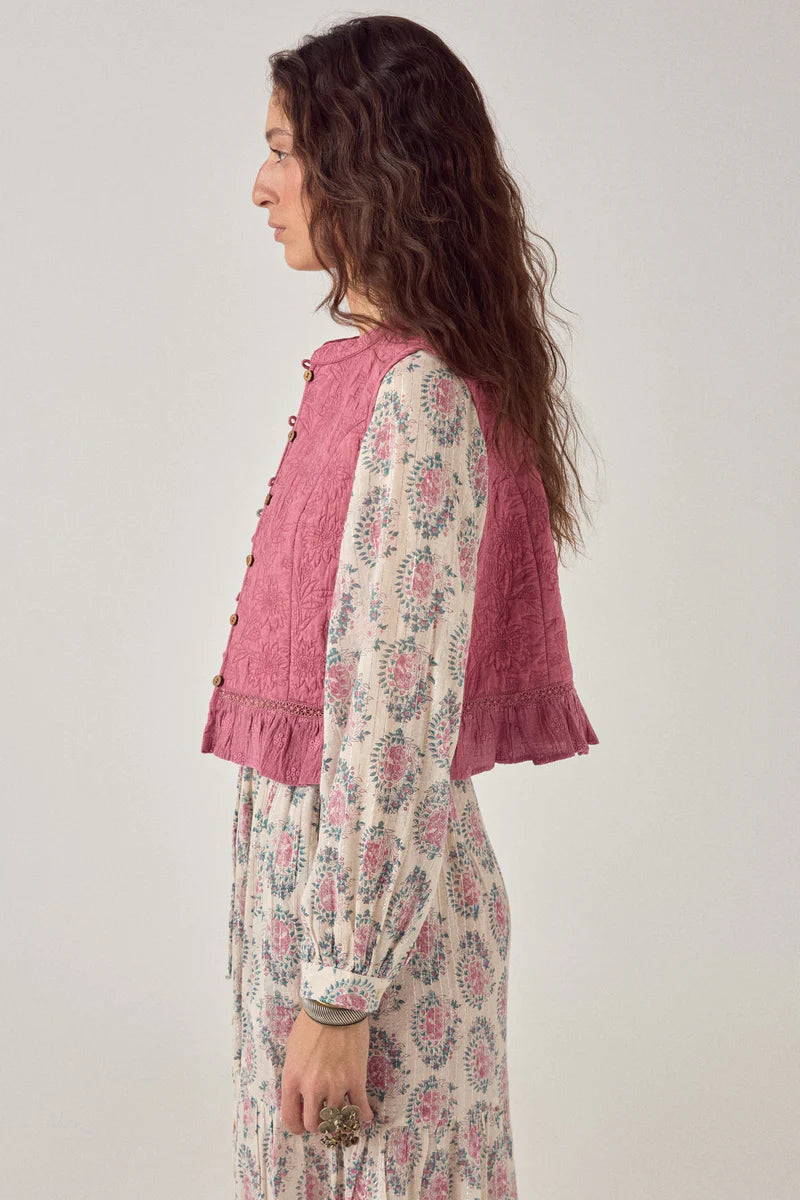 Maison Hotel 15115 Punk Pink Peonia Mia Sleeveless Top