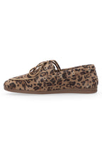 Maruti Eliza Tan Leopard Suede Moccasin Shoes 66.1883.01-Z28