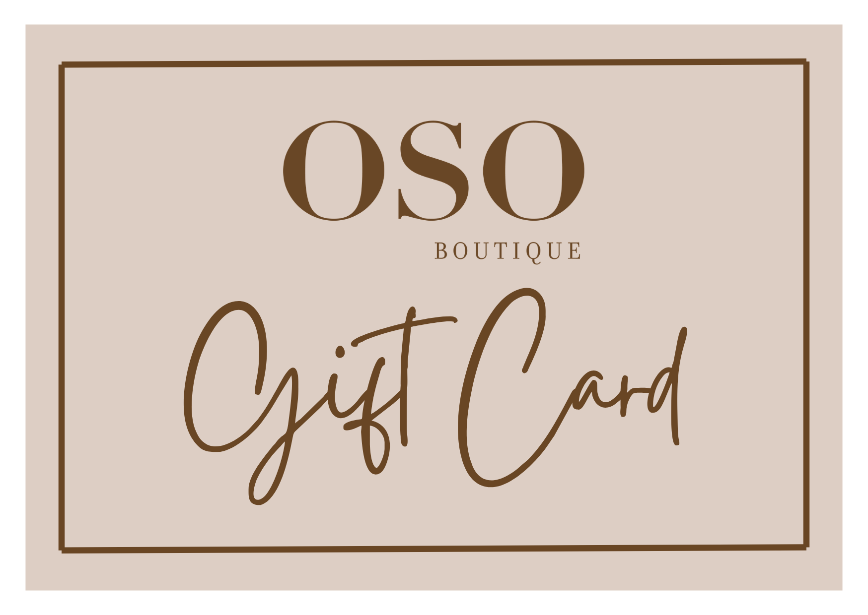OSOboutique Gift Card