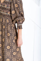 Troy Dress - Midnight/Sand