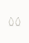 UNOde50 Marea silver hoop earrings at OSO Boutique