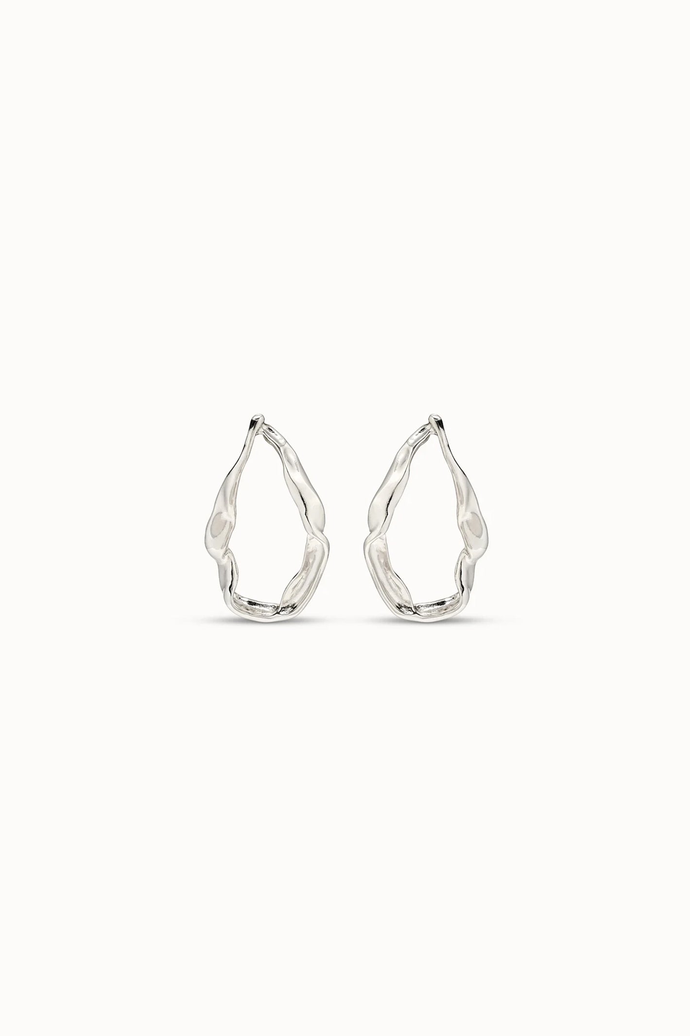 UNOde50 Marea silver hoop earrings at OSO Boutique