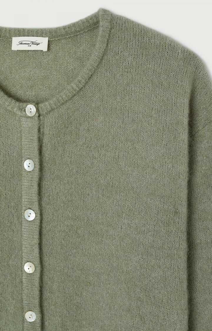 American Vintage Vitow Kaki Multichine Cardigan VITO19E