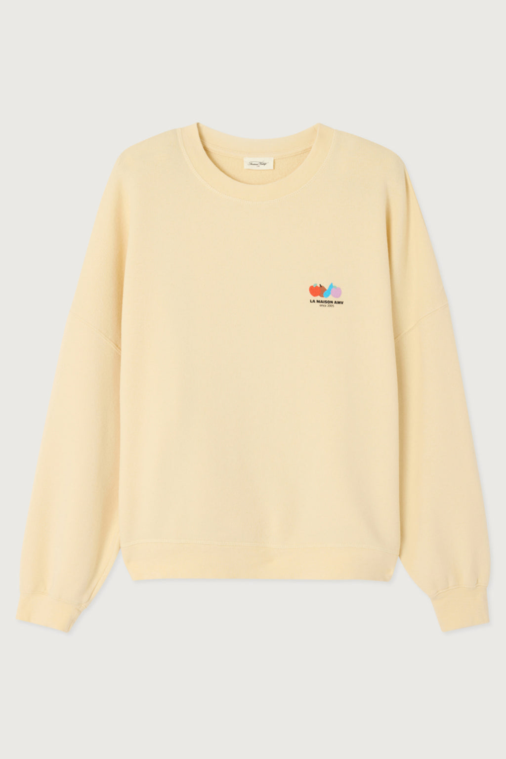 American Vintage ATU03DE26 Atubay Ecru Cream Sweatshirt
