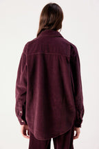 American Vintage Padow Auburn Vintage Purple Shirt PADO06A, back