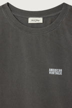 American Vintage PYM02CE26 Pymaz Vintage Carbone Black Short Sleeve T-Shirt