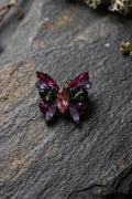 Annie Sherburne Butterfly Brooch Lilac Purple, front view