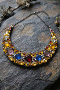 Annie Sherburne Torque Necklace Multicolour, front view