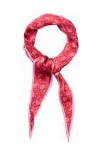 Beck Sondergaard Asflora Diamond Garnet Red Silk Scarf