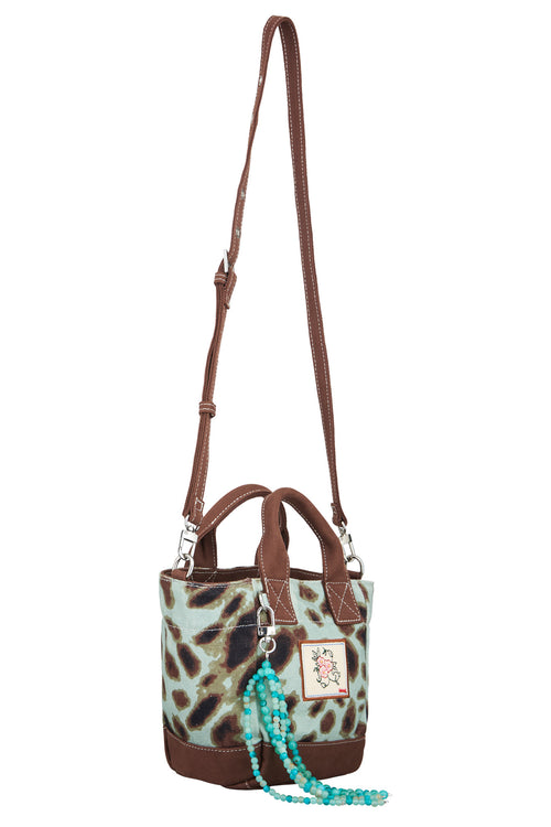 Beck Sondergaard Leola Aqua Grey Canvas Gabby Bag