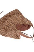 Beck Sondergaard Paper Straw Siena Mocha Brown Bag