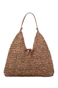 Beck Sondergaard Paper Straw Siena Mocha Brown Bag