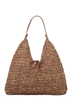 Beck Sondergaard Paper Straw Siena Mocha Brown Bag