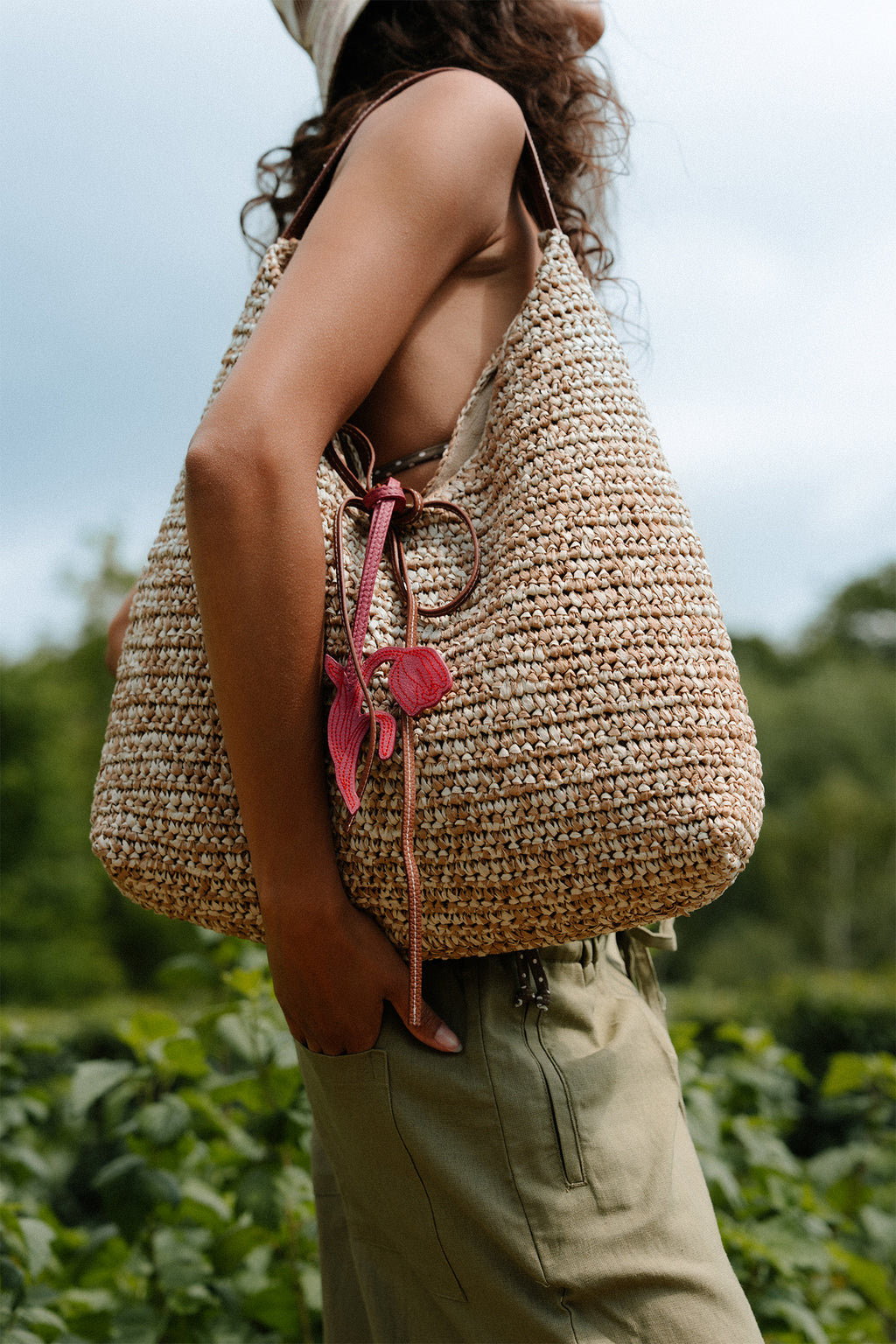 Beck Sondergaard Paper Straw Siena Nature Bag