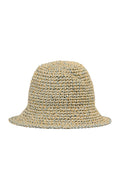 Beck Sondergaard Strawchet Saverina Aqua Grey Straw Hat