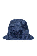 Beck Sondergaard Strawchet Saverina Vintage Indigo Blue Straw Hat