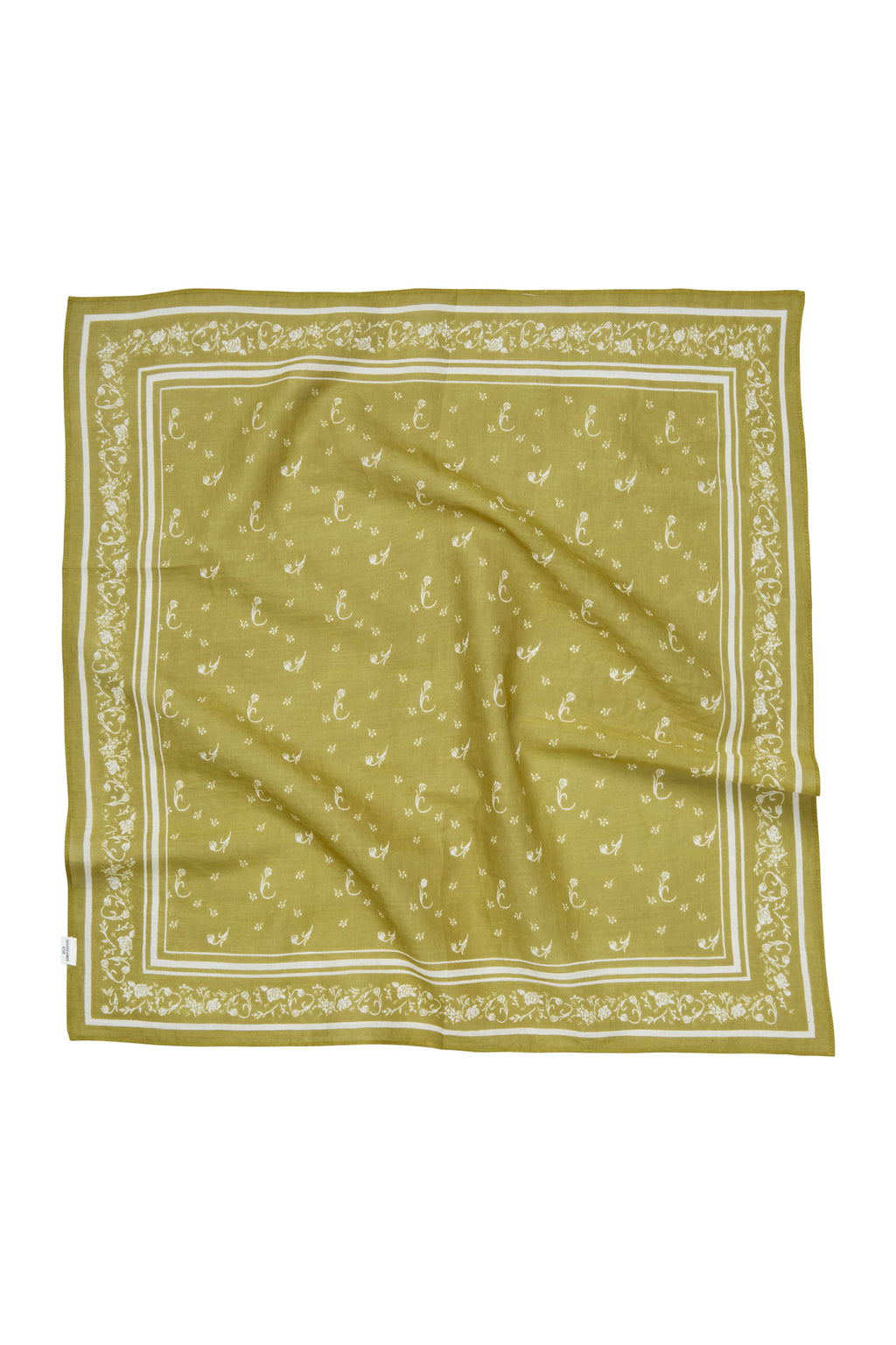 Beck Sondergaard Tulipa Cotta Khaki Green Scarf