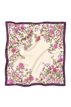Becksondergaard Elyfiora Sia Cashmere Rose Pink Silk Scarf, laid flat