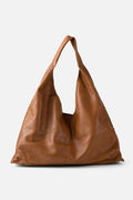 Biba Stockton Tan Slouchy Leather Shoulder Bag STT1L, front view