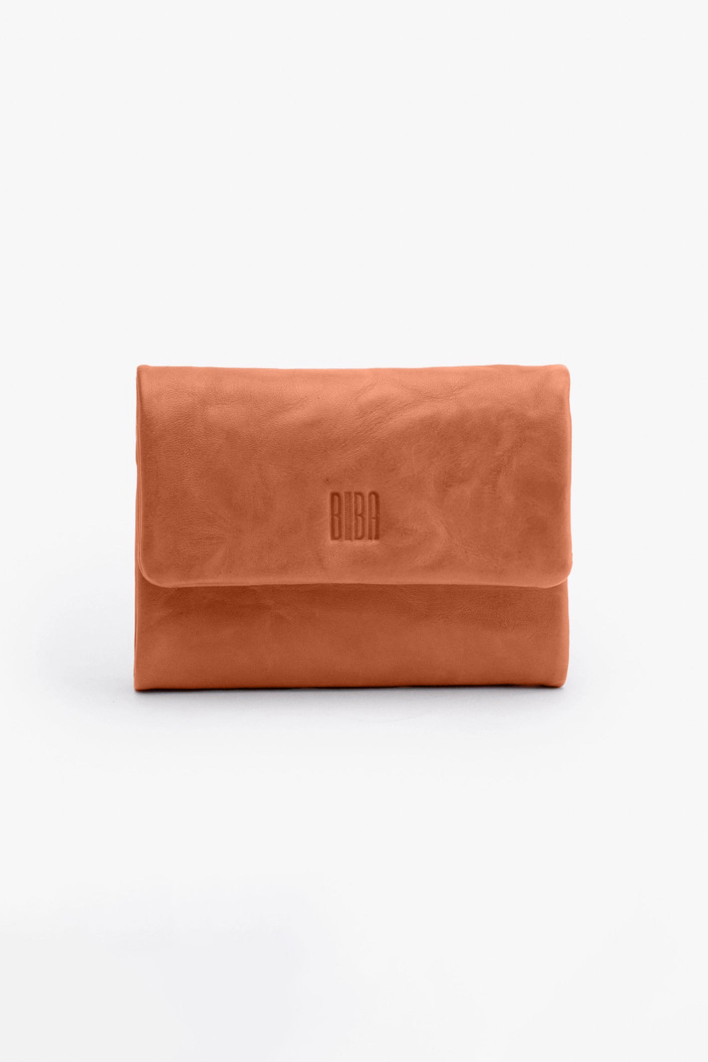 Biba Tombstone Salmon Pink Leather Wallet TOT1L