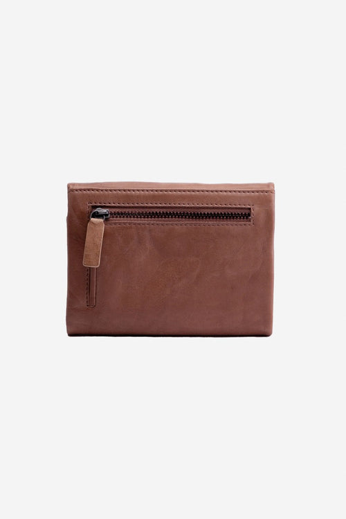Biba Tombstone Taupe Leather Wallet TOT1L