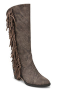 Blowfish Criss Chocolate Brown Boots J9824 S2202, front view