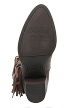 Blowfish Criss Chocolate Brown Boots J9824 S2202, sole view