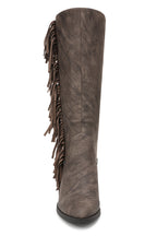 Blowfish Criss Chocolate Brown Boots J9824 S2202, front-on view