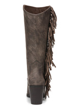 Blowfish Criss Chocolate Brown Boots J9824 S2202, back view