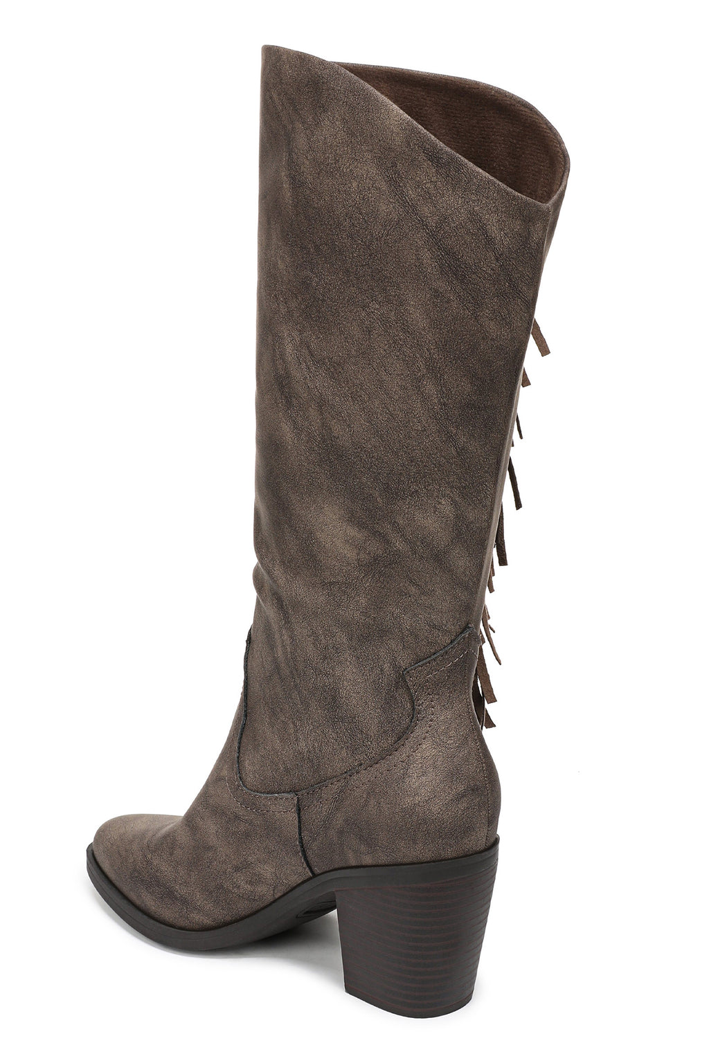 Blowfish Criss Chocolate Brown Boots J9824 S2202, back angled view