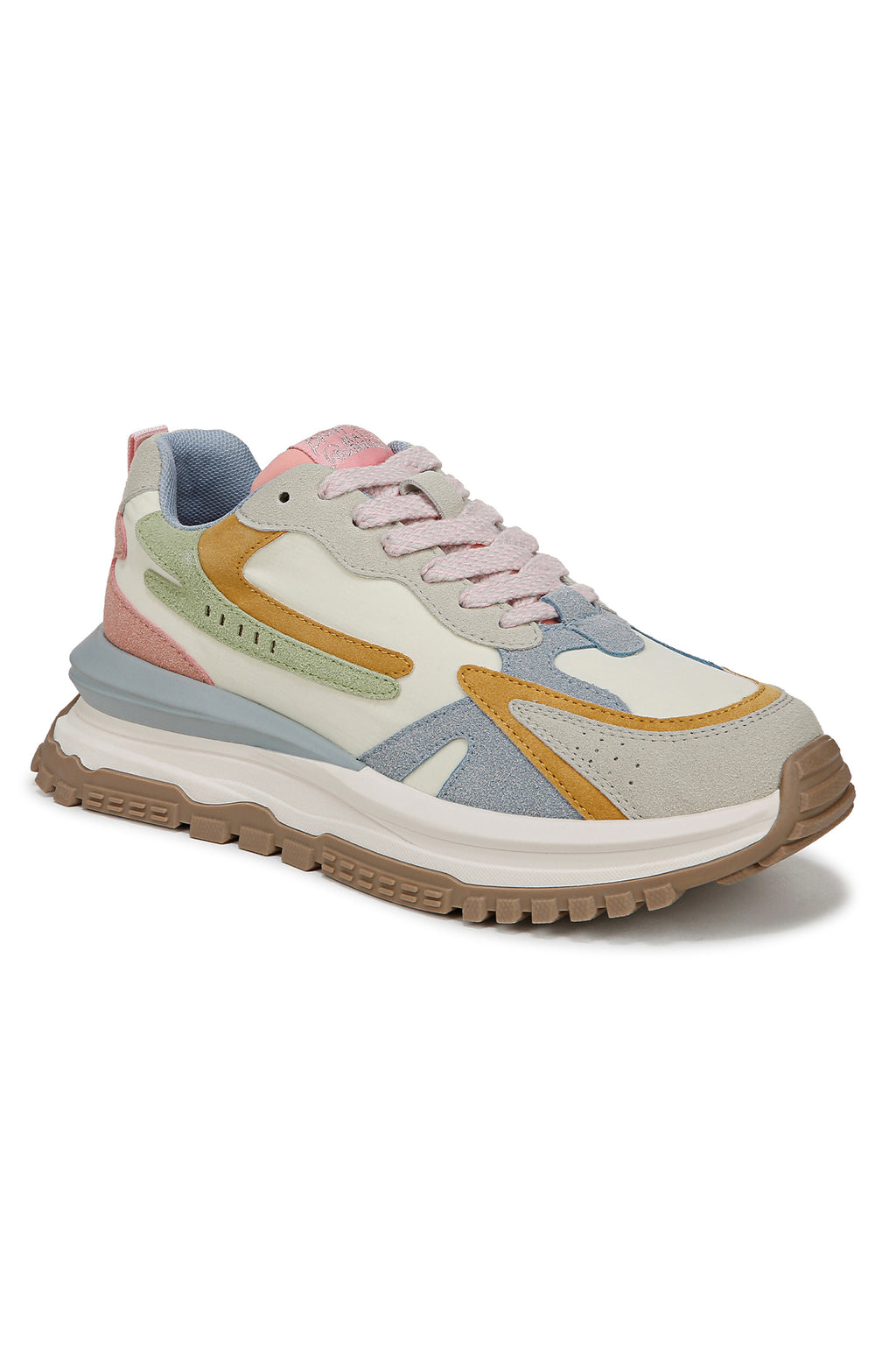 Blowfish J2104M1300BST Leo Pistachio Faux Suede Trainers