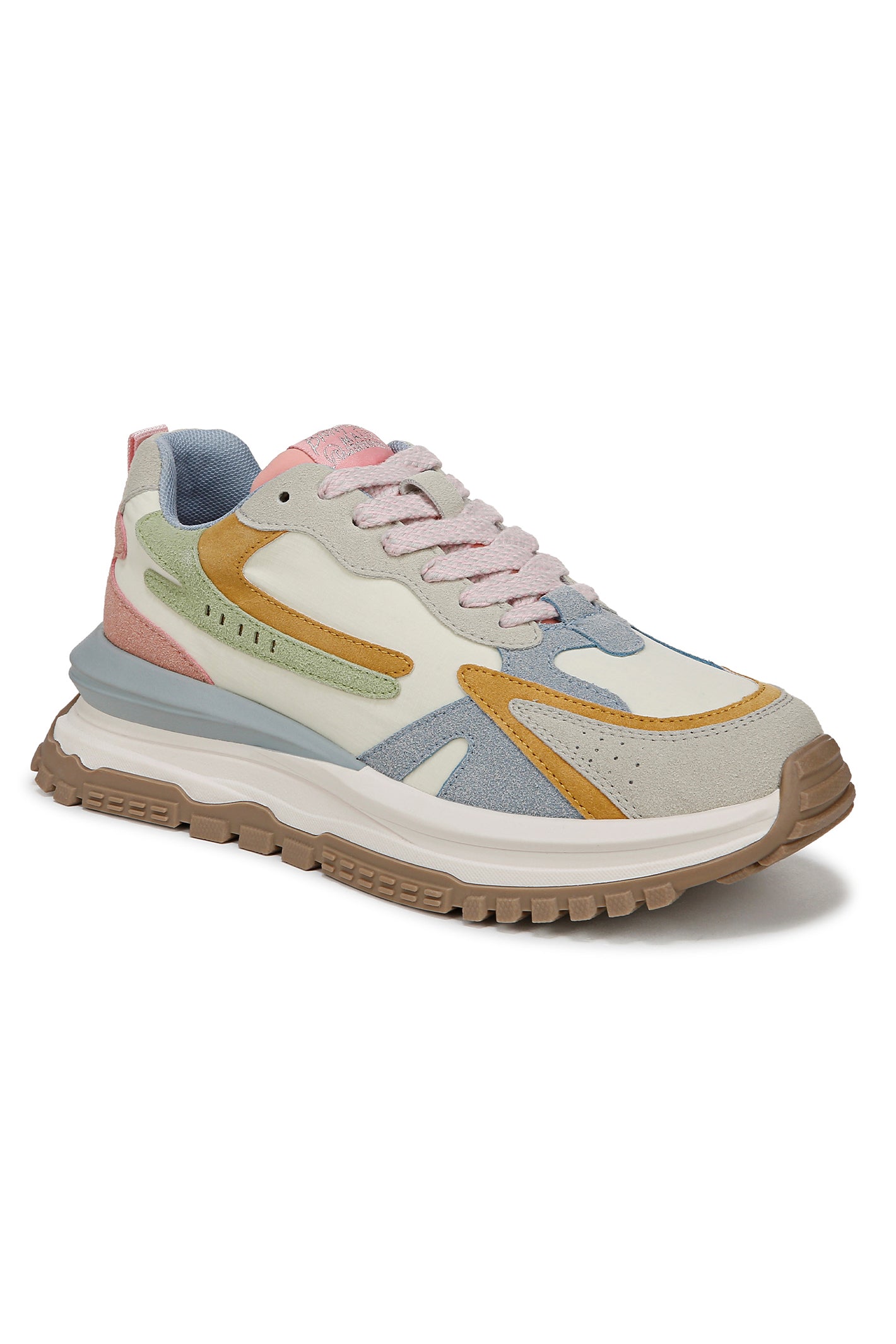 Blowfish J2104M1300BST Leo Pistachio Faux Suede Trainers