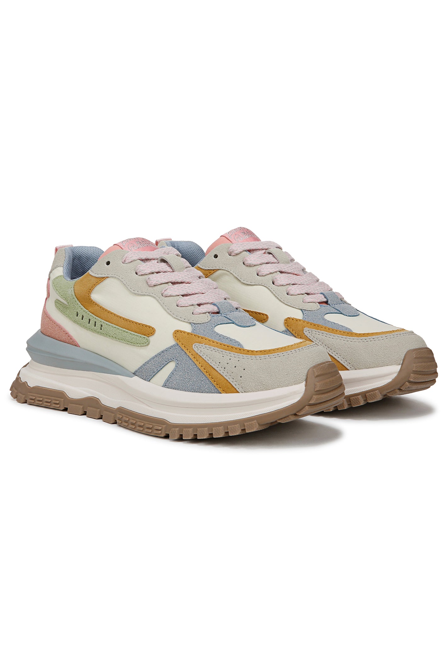 Blowfish J2104M1300BST Leo Pistachio Faux Suede Trainers