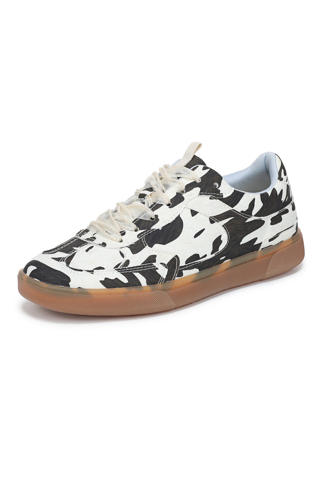 Blowfish J2116F1205BST Tastic Cream Brown Calf Print Sneakers