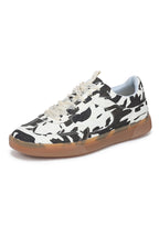 Blowfish J2116F1205BST Tastic Cream Brown Calf Print Sneakers