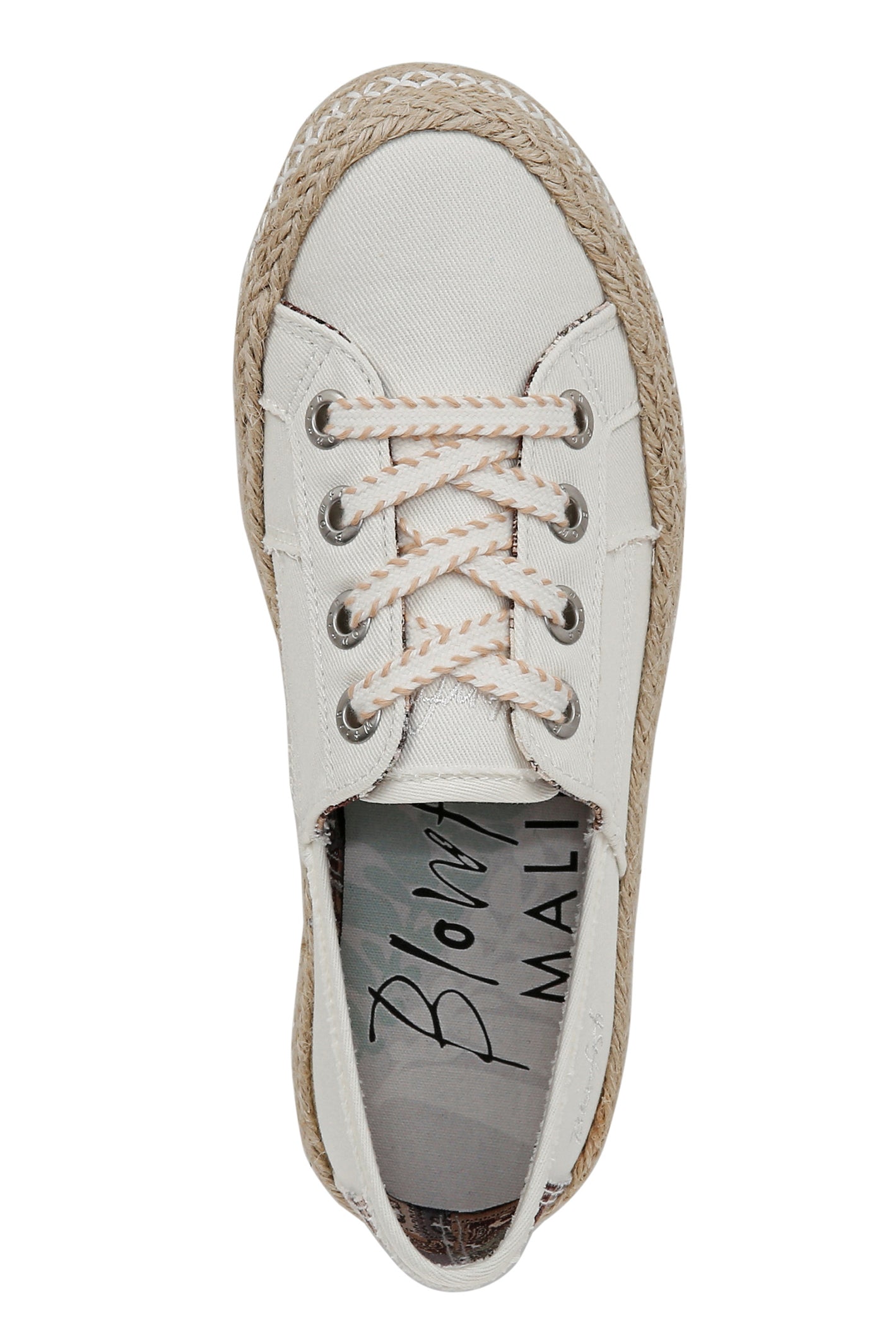Blowfish J3751F2100BST Buenos Cream Twill Canvas Sneakers