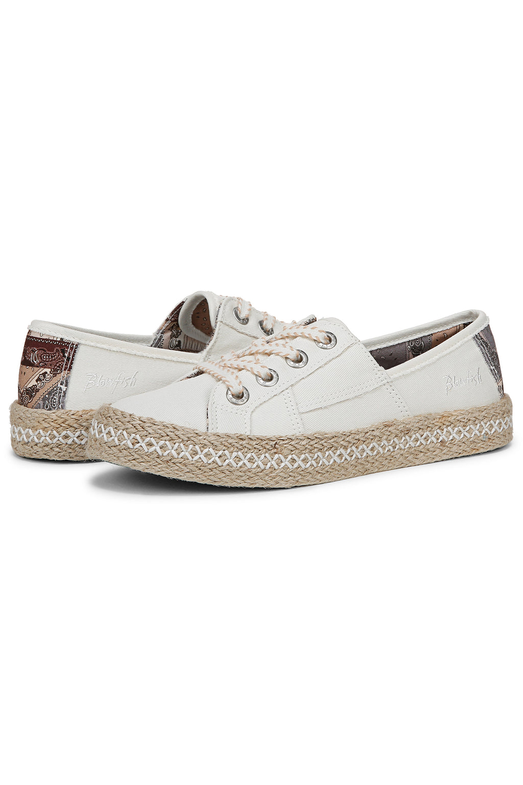 Blowfish J3751F2100BST Buenos Cream Twill Canvas Sneakers
