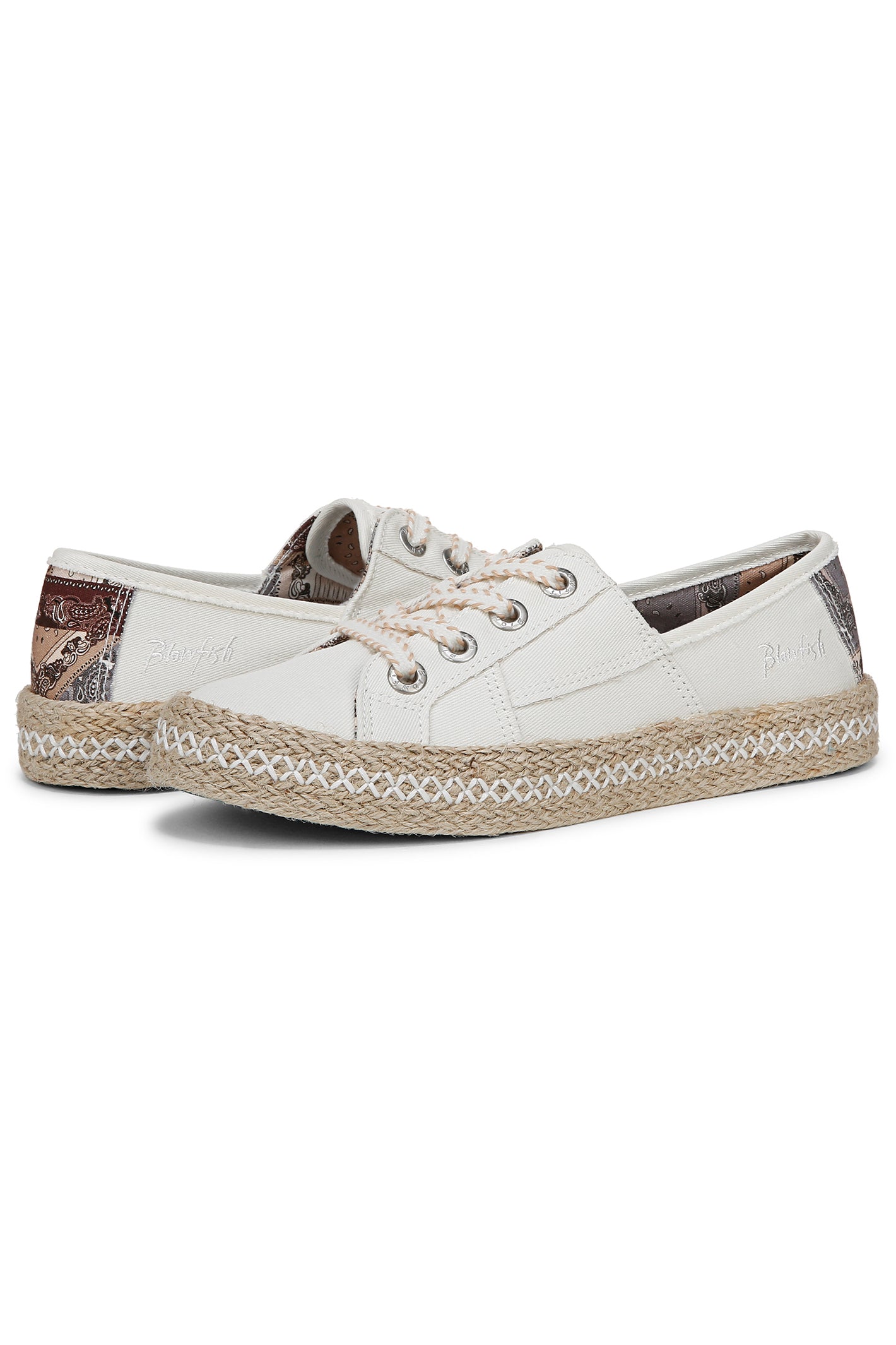 Blowfish J3751F2100BST Buenos Cream Twill Canvas Sneakers