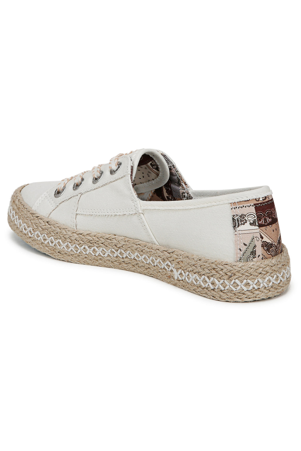 Blowfish J3751F2100BST Buenos Cream Twill Canvas Sneakers