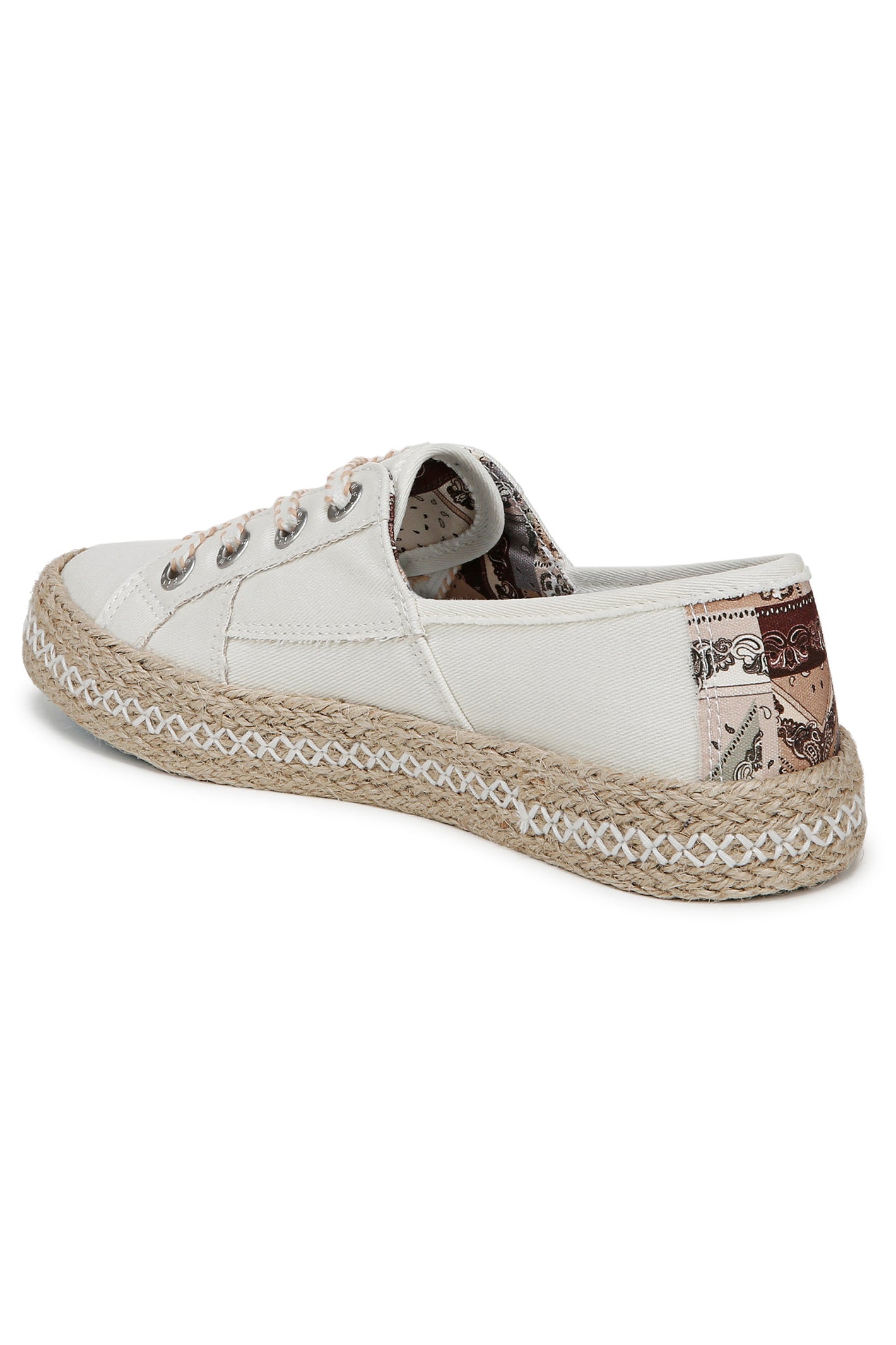 Blowfish J3751F2100BST Buenos Cream Twill Canvas Sneakers